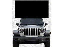 ZKD Customs Grille Insert; Black (18-23 Jeep Wrangler JL)