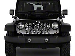 ZKD Customs Grille Insert; Day Of The Dead (07-18 Jeep Wrangler JK)