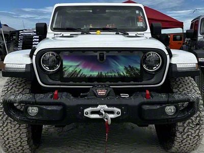 ZKD Customs Grille Insert; Northern Lights (24-25 Jeep Wrangler JL)