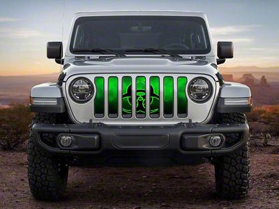 ZKD Customs Grille Insert; Radiation (18-23 Jeep Wrangler JL)