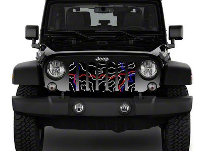 ZKD Customs Grille Insert; Rubicon Trail (07-18 Jeep Wrangler JK)