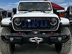 ZKD Customs Grille Insert; Sasquatchy 2 (24-25 Jeep Wrangler JL)