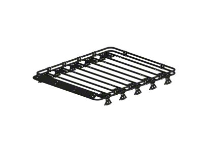 Zombie Racks Wasteland Full Roof Rack with Double Tap Rails; Textured Black (20-25 Jeep Gladiator JT)
