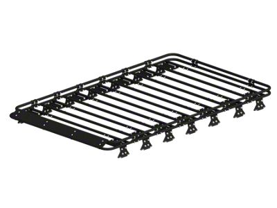 Zombie Racks Wasteland Full Roof Rack with Double Tap Rails; Textured Black (18-25 Jeep Wrangler JL 4-Door)