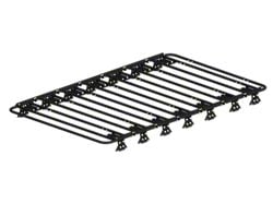 Zombie Racks Wasteland Full Roof Rack with Hybrid Death Rails; Textured Black (18-25 Jeep Wrangler JL 4-Door)