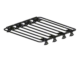 Zombie Racks Wasteland Half Roof Rack with Hybrid Death Rails; Raw (18-25 Jeep Wrangler JL 4-Door)