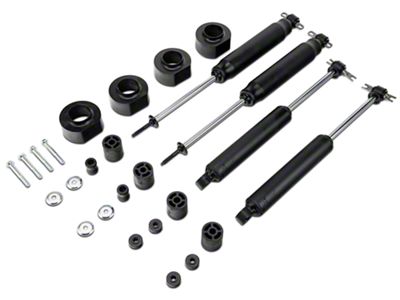 Zone Offroad 1.75-Inch Lift Kit with Nitro Shocks (97-06 Jeep Wrangler TJ)