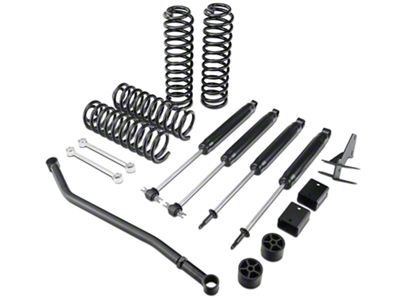 Zone Offroad 4-Inch Lift Kit with Nitro Shocks (07-18 Jeep Wrangler JK 4-Door)