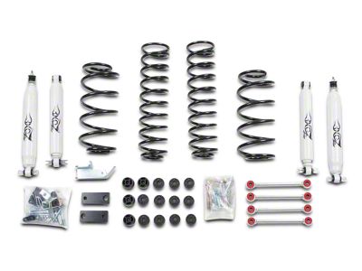 Zone Offroad 4.25-Inch Combo Lift Kit with Nitro Shocks (97-06 Jeep Wrangler TJ)