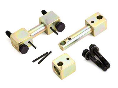 JKS Manufacturing Bottom Mount Bar Pin Eliminator; Front (07-18 Jeep Wrangler JK)