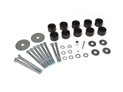 Zone Offroad 1.25-Inch Body Lift Kit (18-25 Jeep Wrangler JL)