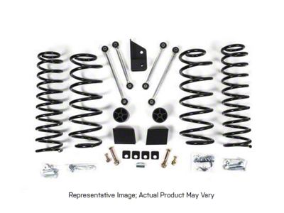Zone Offroad 3-Inch Coil Spring Suspension Lift Kit with FOX Shocks (18-25 2.0L or 3.6L Jeep Wrangler JL 4-Door, Excluding 4xe)