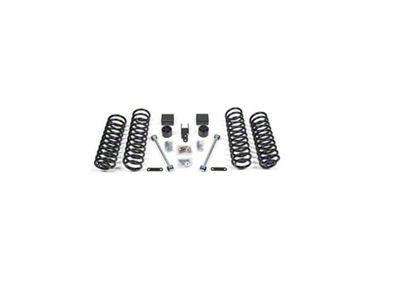 Zone Offroad 3-Inch Coil Spring Suspension Lift Kit with Nitro Shocks (12-18 Jeep Wrangler JK 2-Door)