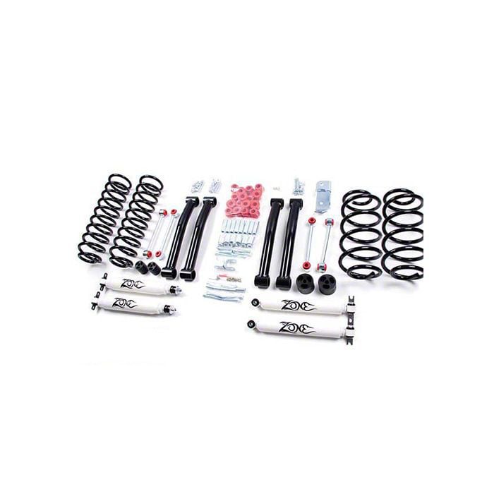 07-11 Jeep Wrangler JK 4WD 3 Inch Lift Kit With Nitro Shocks Zone Offroad main image 1