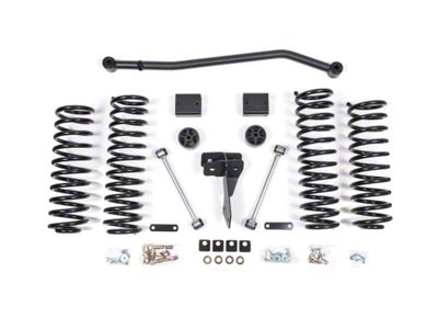 Zone Offroad 4-Inch Coil Spring Suspension Lift Kit (07-11 Jeep Wrangler JK 2-Door)