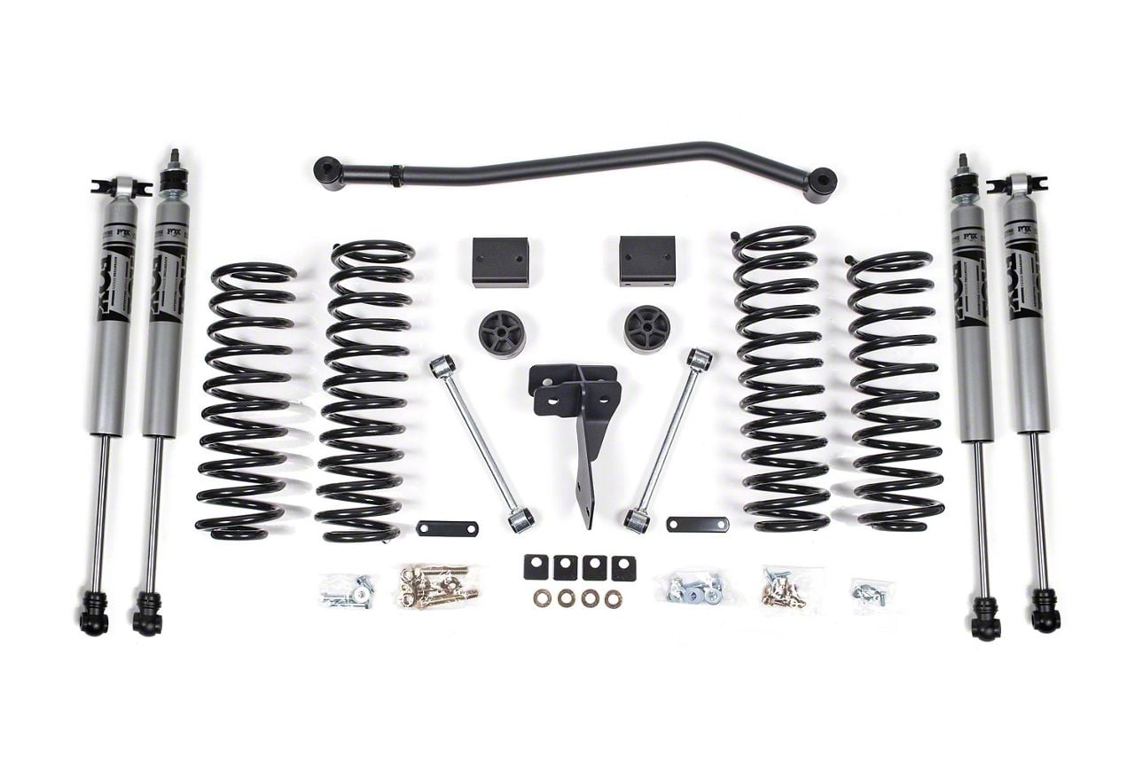 Zone Offroad 4-Inch Coil Spring Suspension Lift Kit with FOX 2.0 ...