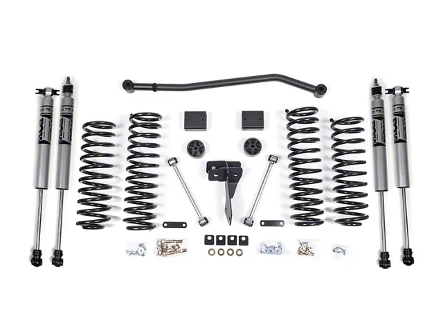 46 Inch Lift Zone Offroad 4-Inch Coil Spring Suspension Lift Kit with FOX 2.0 ...