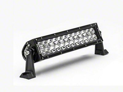 ZRoadz 12-Inch Double Row Straight LED Light Bar; Flood/Spot Combo Beam (Universal; Some Adaptation May Be Required)
