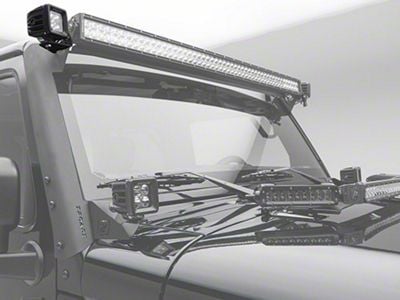 ZRoadz 3-Inch LED Light Cube Roof Side Mounting Brackets (07-18 Jeep Wrangler JK)