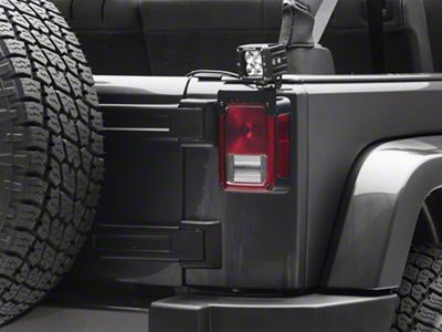 ZRoadz 3-Inch LED Light Cubes with Rear Tail Light Mounting Brackets (07-18 Jeep Wrangler JK)