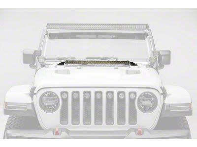 ZRoadz 30-Inch LED Light Bar with Hood Cowl Mounting Brackets (18-25 Jeep Wrangler JL, Excluding 4xe)