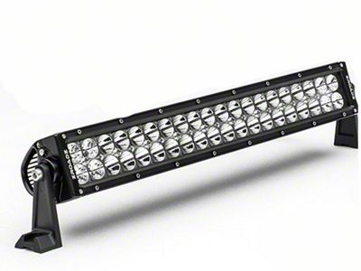 ZRoadz 20-Inch Double Row Straight LED Light Bar; Flood/Spot Combo Beam (Universal; Some Adaptation May Be Required)