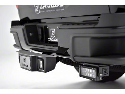 ZRoadz 2.50-Inch Receiver Hitch Step for 3-Inch LED Cube Lights (Universal; Some Adaptation May Be Required)
