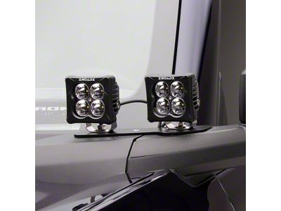 ZRoadz 3-Inch LED Pod Light Dual A-Pillar Mounting Brackets (21-25 Bronco)