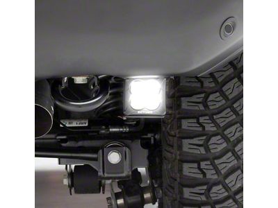 ZRoadz 3-Inch White LED Pod Lights with Rear Bumper Mounting Brackets (21-25 Bronco)