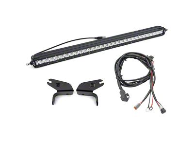 ZRoadz 30-Inch LED Light Bar with Top Bumper Mounting Brackets (21-25 Bronco w/ Modular Front Bumper)