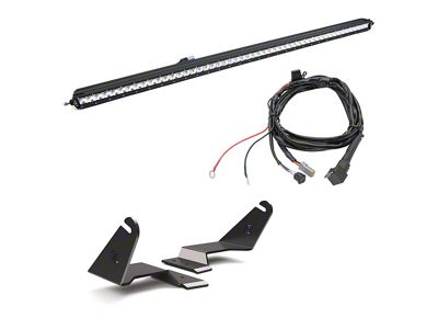 ZRoadz 50-Inch Straight LED Light Bar with Front Roof Mounting Brackets (21-25 Bronco)