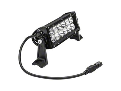 ZRoadz 6-Inch Double Row Straight LED Light Bar; Spot Beam (Universal; Some Adaptation May Be Required)