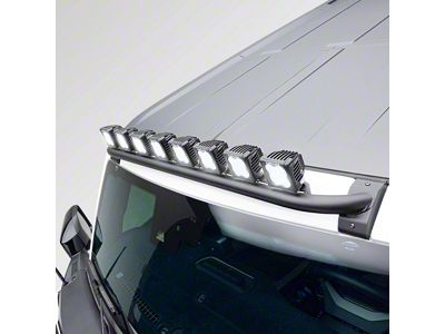 ZRoadz Eight 3-Inch White LED Pod Lights with Tubular Roof Mounting Bar (21-25 Bronco)