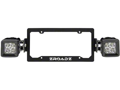 ZRoadz License Plate Frame LED Mounting Kit (Universal; Some Adaptation May Be Required)