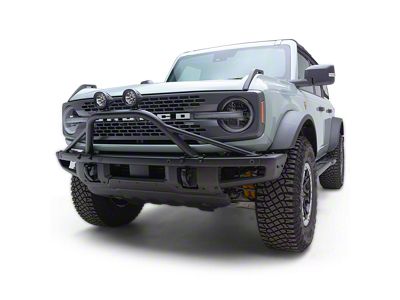 ZRoadz PreRunner Baja Mid-Length Bar with 4-Inch Round White LED Pod Lights (21-25 Bronco w/ Modular Front Bumper)