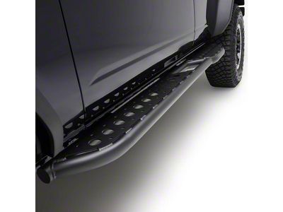 ZRoadz Rock Slider Side Step Bars; Textured Semi-Black (21-25 Bronco 2-Door)