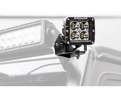 ZRoadz 3-Inch LED Light Cube Roof Side Mounting Brackets (20-25 Jeep Gladiator JT)