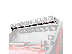 ZRoadz Multi-LED Roof Cross Bar Light Mount for Ten 3-Inch LED Light Pods (20-26 Jeep Gladiator JT)