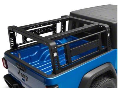 ZRoadz Overland Access Rack with Side Gates and LED Pod Lights (20-25 Jeep Gladiator JT)