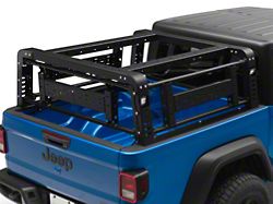ZRoadz Overland Access Rack with Three Lifting Side Gates (20-25 Jeep Gladiator JT w/ Trail Rail System)