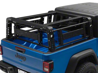 ZRoadz Overland Access Rack with Three Lifting Side Gates (20-25 Jeep Gladiator JT w/ Trail Rail System)