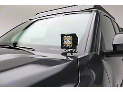 ZRoadz 3-Inch Amber LED Pod Lights with Ditch Light Mounting Brackets (24-25 Tacoma)