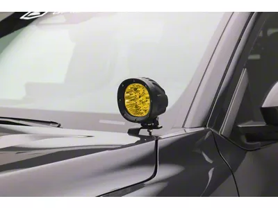 ZRoadz 4-Inch Amber LED Pod Lights with Ditch Light Mounting Brackets (24-25 Tacoma)