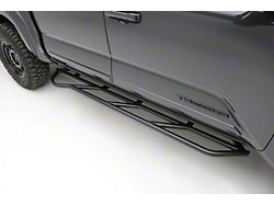 ZRoadz TRAILX.R1 Series Rock Sliders; Low Gloss Black Textured (24-25 Tacoma Double Cab)