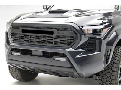 ZRoadz Upper Replacement Grille with 20-Inch LED Light Bar Mounting; Black (24-25 Tacoma w/o Forward Facing Camera)