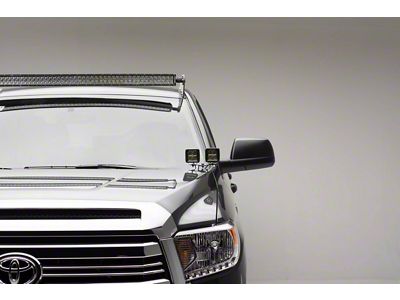 ZRoadz 50-Inch Straight LED Light Bar Front Roof Mounting Brackets (07-21 Tundra)