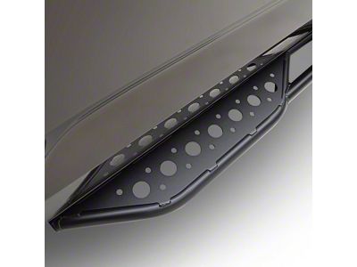 ZRoadz Side Step Bars; Textured Black (22-25 Tundra CrewMax)