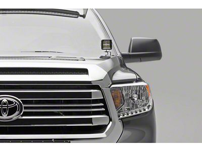 ZRoadz Two 3-Inch LED Pod Lights with Hood Hinge Mounting Brackets (14-21 Tundra)