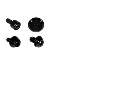 ZSPEC Design Interior Dress Up Bolts Fastener Kit; Titanium and Billet; Black/Black (21-25 Bronco)