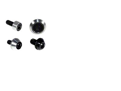 ZSPEC Design Interior Dress Up Bolts Fastener Kit; Titanium and Billet; Black/Silver (21-25 Bronco)